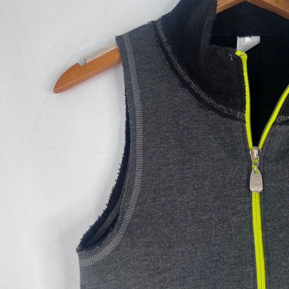 Zumba Wear NWT Dark Gray Black Amor Sleeveless Full Zip Up Fitted Vest Sz Small - Picture 5 of 10